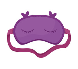 purple sleepy mask