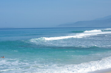 Coastline near Krui in Indonesia