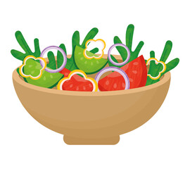 healthy bowl illustration