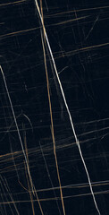 Black marble with white and golden lines  used for flooring, countertops. saint laurent high quality. 