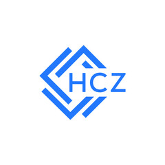HCZ letter logo design on white background. HCZ  creative initials letter logo concept. HCZ letter design.
