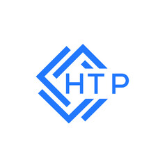 HTP technology letter logo design on white  background. HTP creative initials technology letter logo concept. HTP technology letter design.
