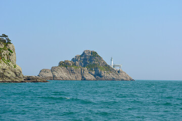 Fototapeta na wymiar Oryukdo Island in Busan