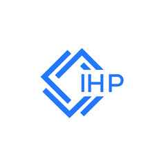 IHP technology letter logo design on white  background. IHP creative initials technology letter logo concept. IHP technology letter design.
