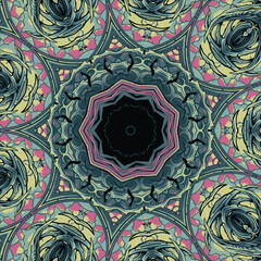 Mandala ornament geometric circle element illustration