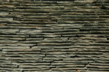 Full frame background of layers of slate from Honister slate mine