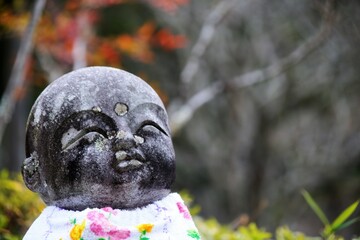 Fototapeta na wymiar 奈良の初瀬の長谷寺の石仏