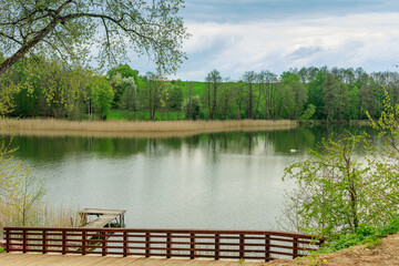 Alley along the lake