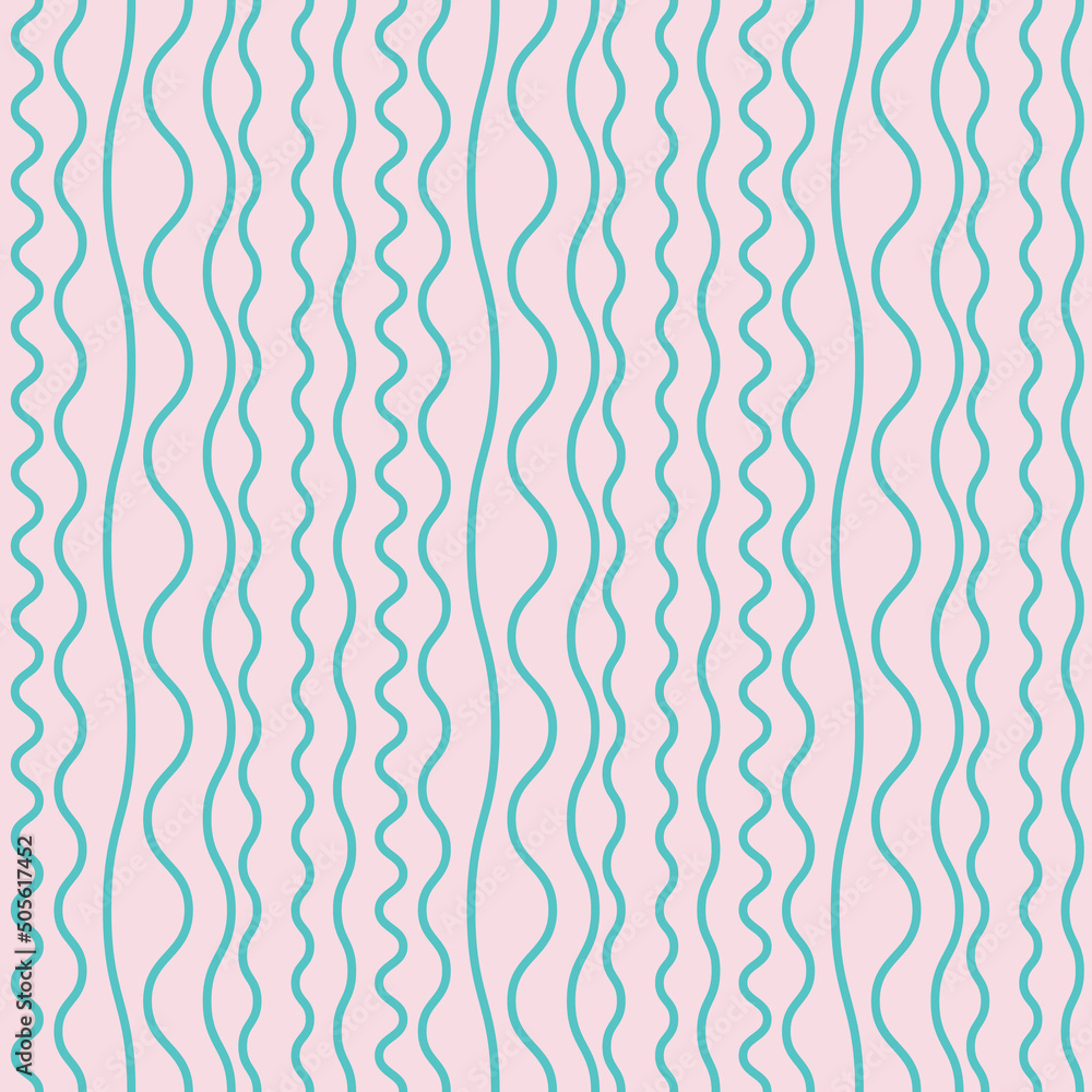 Poster blue and pink vector pattern with stripes