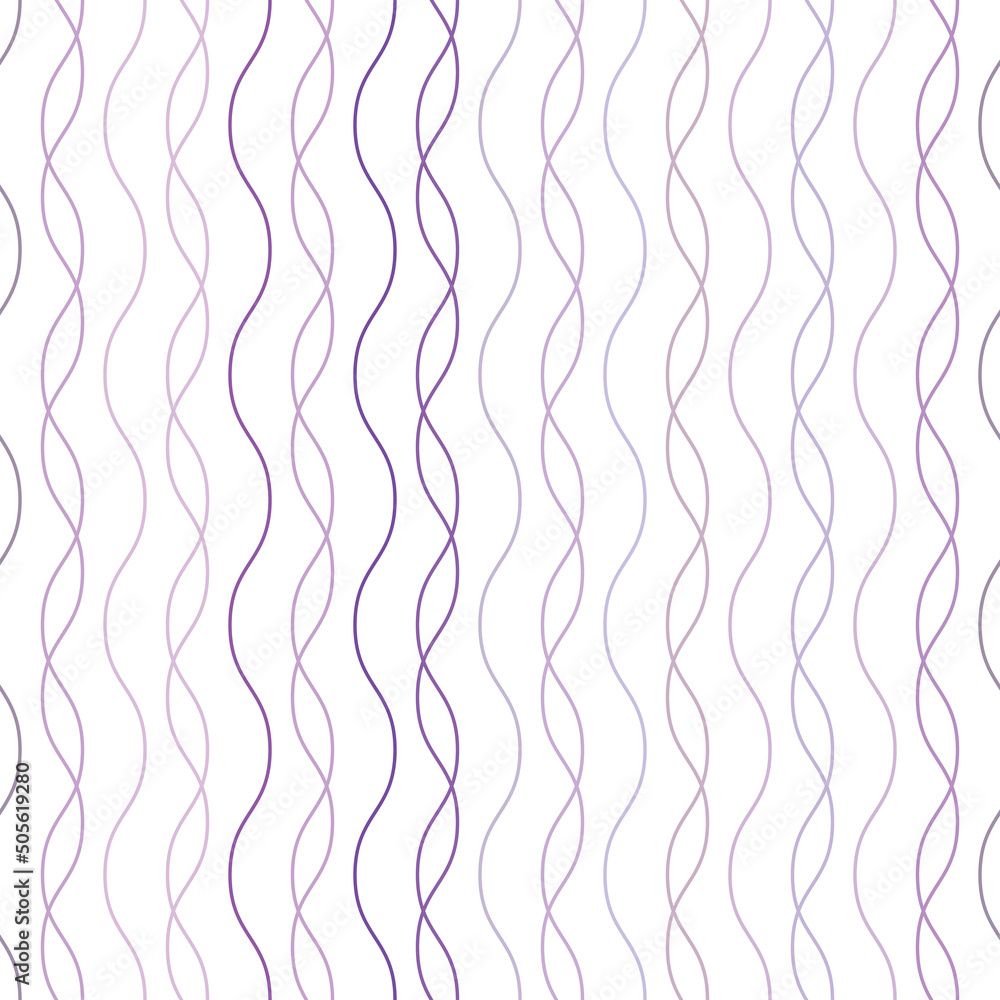 Poster Purple and white geometric abstract vertical line pattern