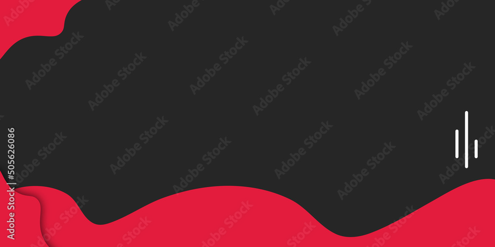 Poster modern black and red abstract background design for presentation. red minimal abstract.trendy simple