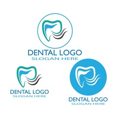 Dental logo Template vector illustration