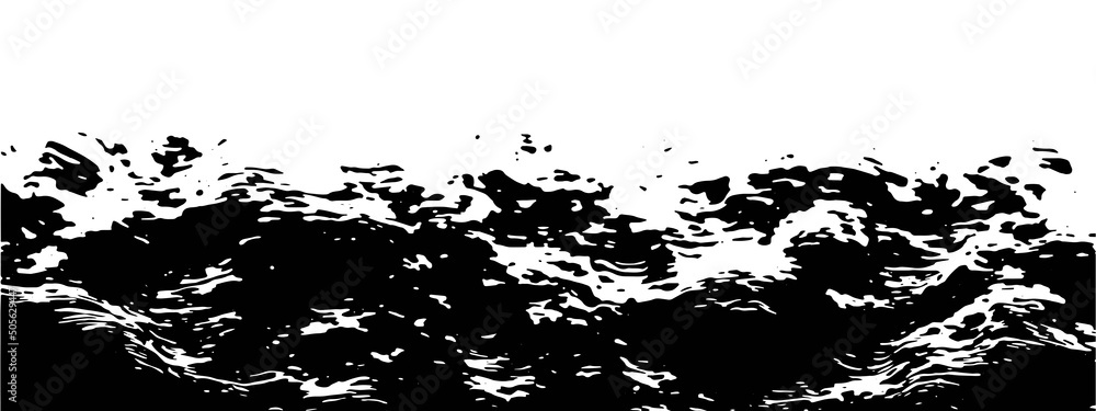 Poster halftone abstract background. design of digital interference, noise. texture of chaotic waves, lines