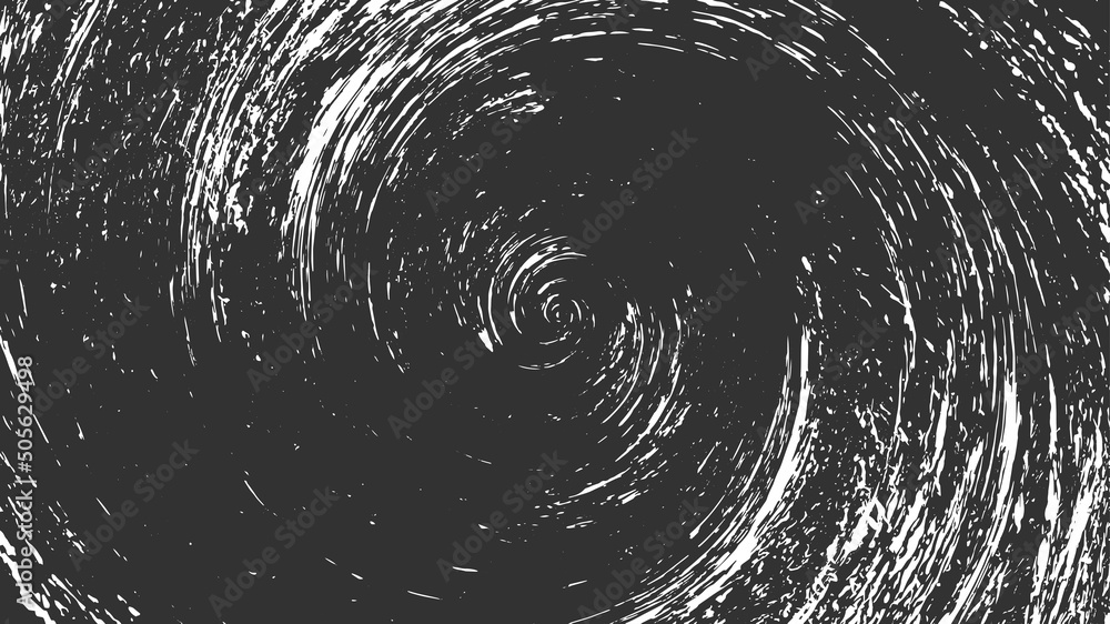 Poster abstract halftone spiral background. design circles of lines of particles, fragments, dots. maze. ta