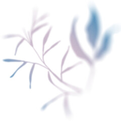 Gradient floral element with texture