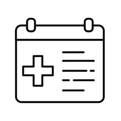 calendar Hospital Icon