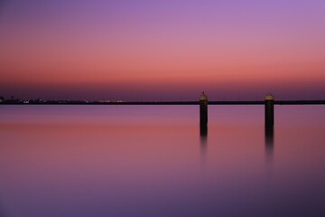 sunset sea oman beautiful view matrah sawadi musanah