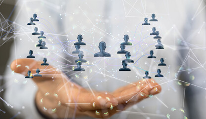 team hierarchy connection group digital