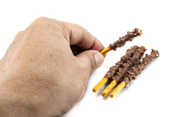 Cocolate  Covered Poky Sticks