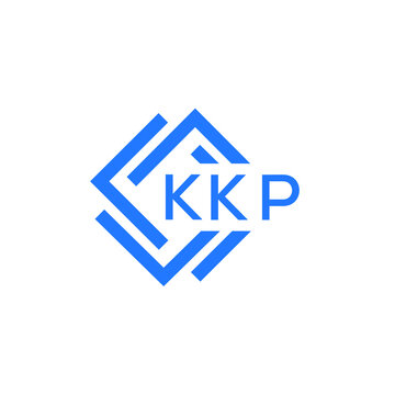 KKP technology letter logo design on white  background. KKP creative initials technology letter logo concept. KKP technology letter design.