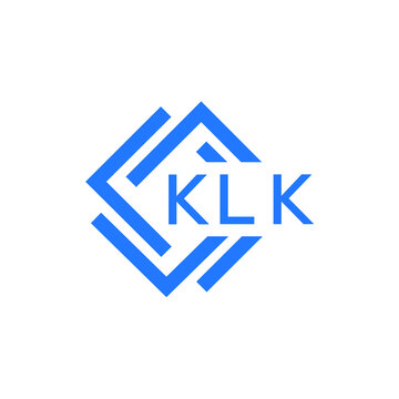 KLK technology letter logo design on white  background. KLK creative initials technology letter logo concept. KLK technology letter design.