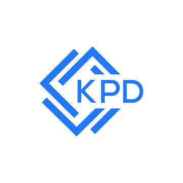 KPD technology letter logo design on white  background. KPD creative initials technology letter logo concept. KPD technology letter design.