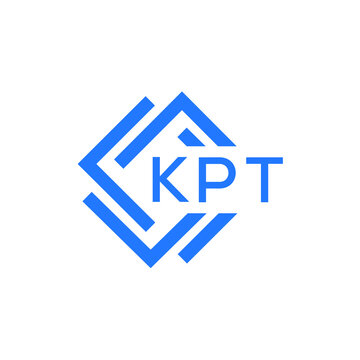 KPT technology letter logo design on white  background. KPT creative initials technology letter logo concept. KPT technology letter design.