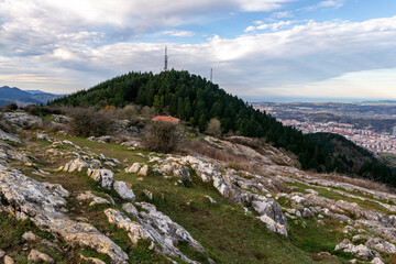 landscape with mountains