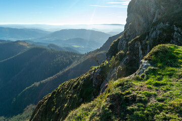 view from the top of mountain