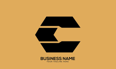 Alphabet EC or CE errow design auto mechinical monogram vector logo template
