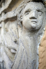 Fototapeta na wymiar Detail of a sculpture in Paris