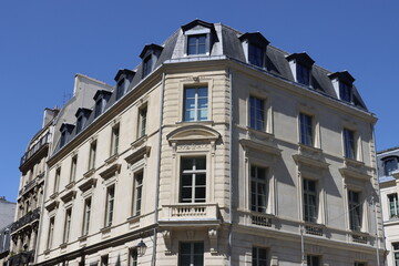 Classic apartment building in Paris