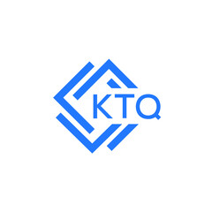 KTQ technology letter logo design on white  background. KTQ creative initials technology letter logo concept. KTQ technology letter design.
