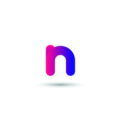 n letter logo. n logo design. 