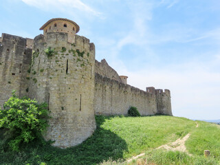 Forteresse de la cité médiéval de Carcassonne, Occitanie