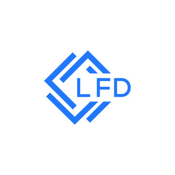 LFD technology letter logo design on white  background. LFD creative initials technology letter logo concept. LFD technology letter design.
