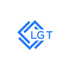 LGT technology letter logo design on white  background. LGT creative initials technology letter logo concept. LGT technology letter design.
