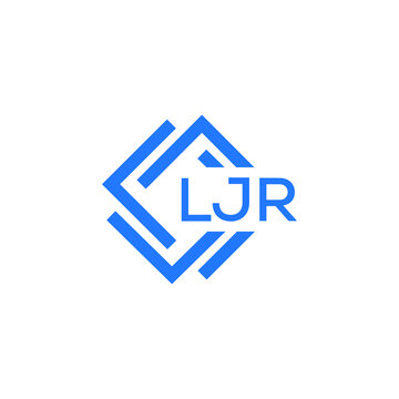 LJR technology letter logo design on white  background. LJR creative initials technology letter logo concept. LJR technology letter design.