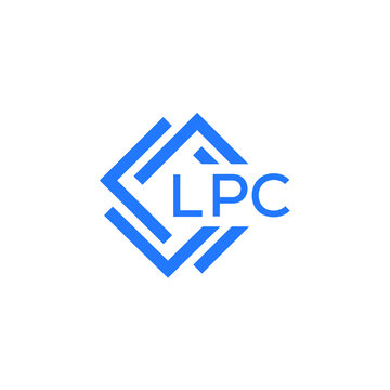 LPC technology letter logo design on white  background. LPC creative initials technology letter logo concept. LPC technology letter design.
