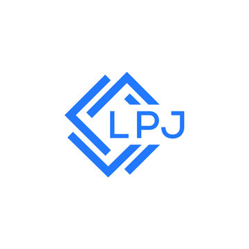 LPJ technology letter logo design on white  background. LPJ creative initials technology letter logo concept. LPJ technology letter design.