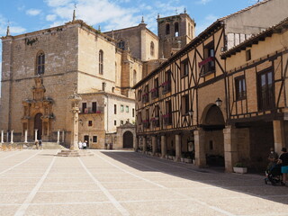 Peñaranda de Duero, municipio con su propio castillo en la provincia de Burgos. España.