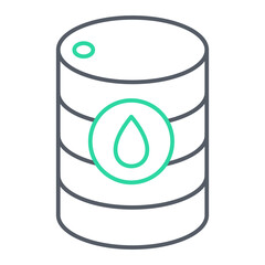 Oil Barrel Icon Design