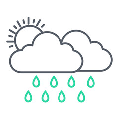 Rainy Day Icon Design