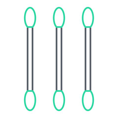 Cotton Buds Icon Design
