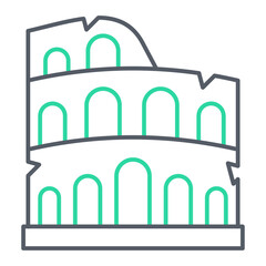 Colosseum Icon Design
