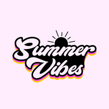 Summer vibes svg design