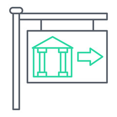 Signboard Icon Design