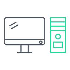 Fototapeta premium Computer Icon Design