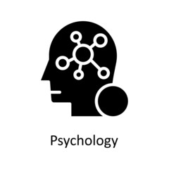 Psychology vector solid Icon Design illustration. Human Mentality Symbol on White background EPS 10 File