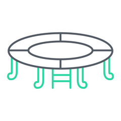 Trampoline Icon Design